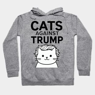 Cats Against Trump, Funny Cat Hoodie